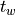 t_{w}