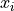 x_{i}